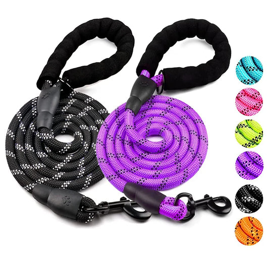 Strong & Reflective Dog Leash for Small, Medium & Large Dogs