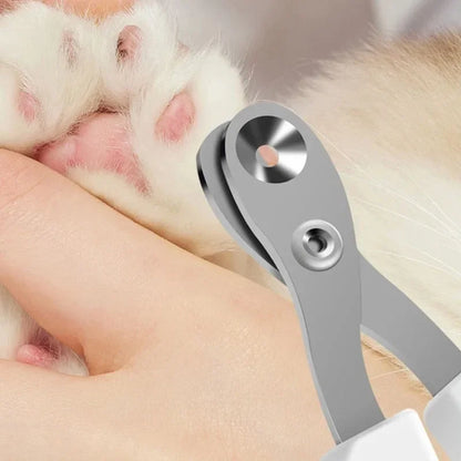 Stainless Steel Cat & Dog Nail Clippers - Safe & Easy to Use