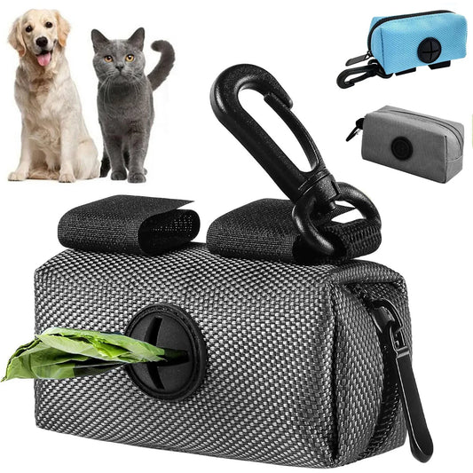 Dog Poop Bag Dispenser with Waste Bags - Convenient & Portable