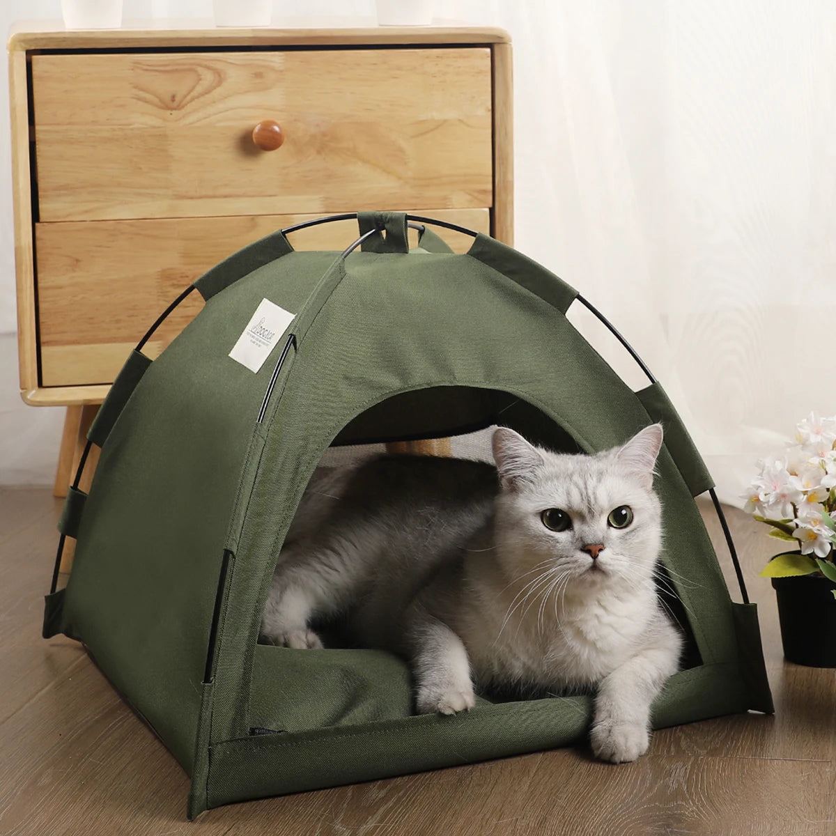 Pet Tent Bed: Cozy Cave & Sofa Bed for Cats & Small Dogs