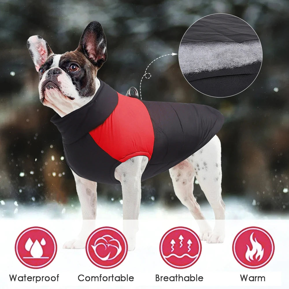 Warm Waterproof Dog Jacket: Winter Vest for Small, Medium & Large Dogs