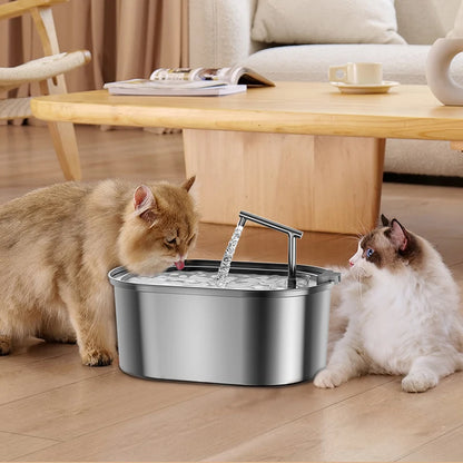 3.2L Stainless Steel Automatic Pet Water Fountain