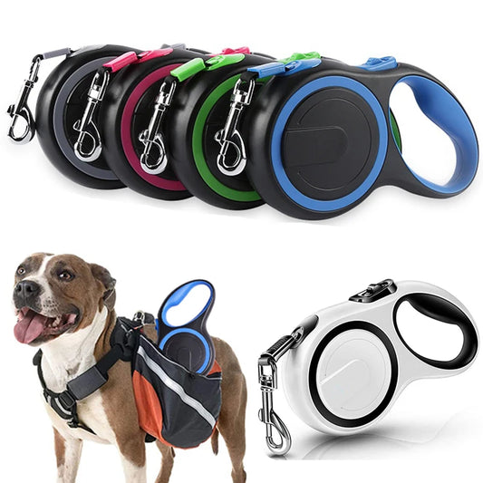 Durable 3M/5M/8M Retractable Dog Leash - Extendable for Walking & Running