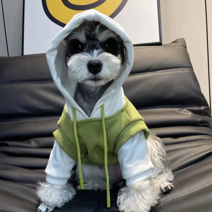 Hooded Dog Sweatshirt:  Warm Winter Coat for Small & Medium Dogs