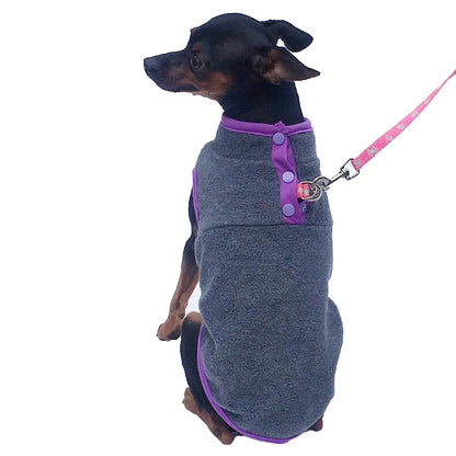 Warm Fleece Pet Vest: Autumn & Winter Clothes for Small & Medium Dogs & Cats