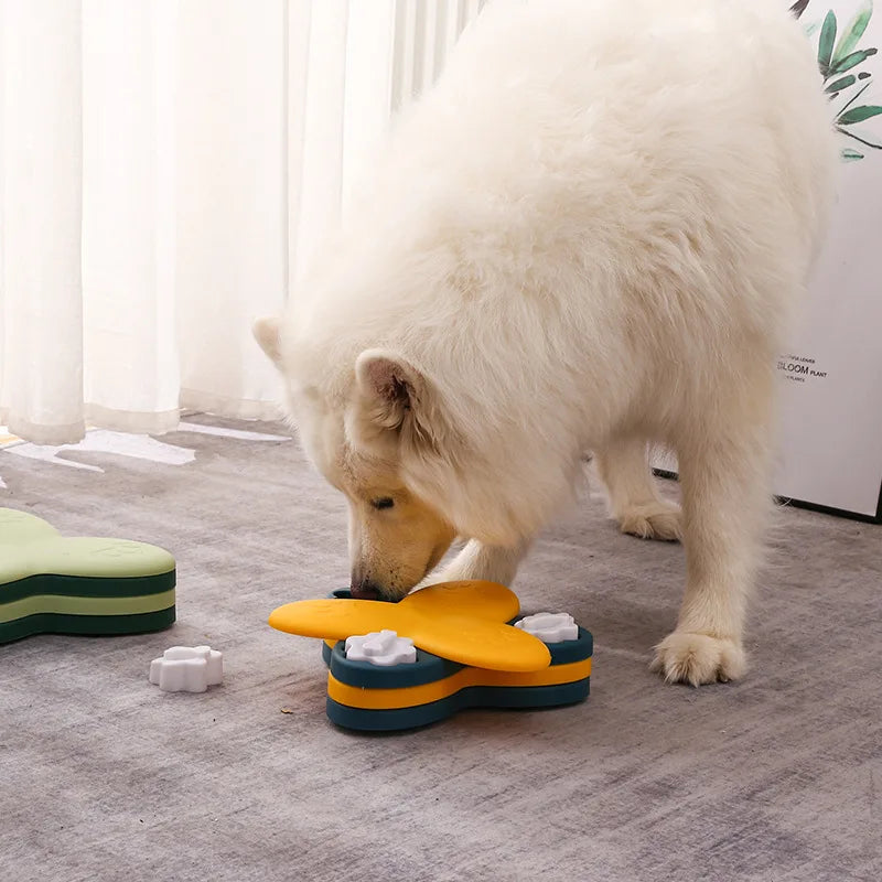 Dog Puzzle Toy: Slow Feeder & Interactive Food Dispenser for IQ Training