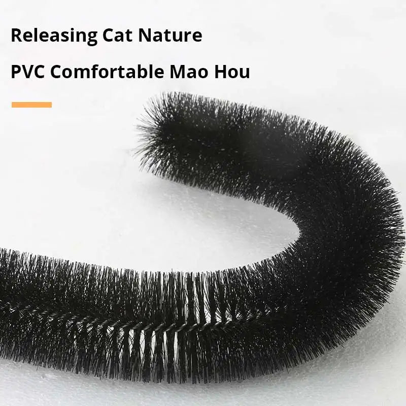 Cat Scratching & Grooming Arch with Massage Brush - Interactive Fun