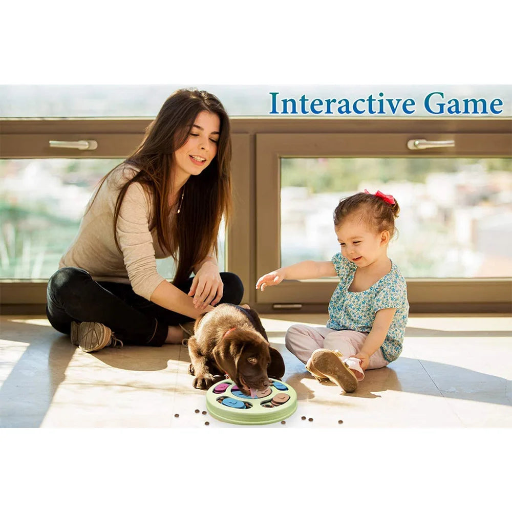 Hidden Compartment Dog Puzzle Toy: Interactive Slow Feeder & Brain Training Game