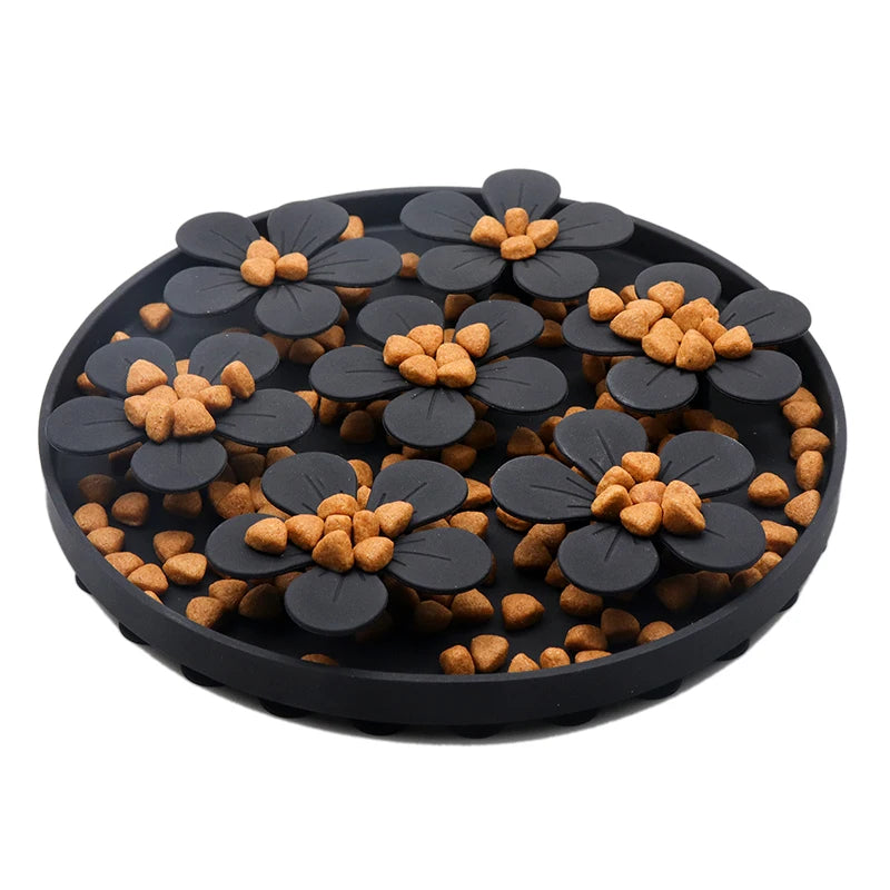 Slow Feeder Dog & Cat Bowl: Anti-Choke Food Plate for Healthy Eating