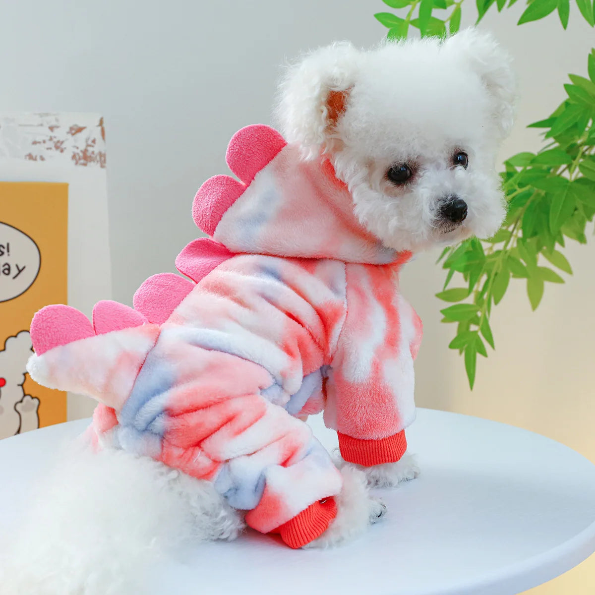 Super Soft Fleece Dog & Cat Overalls: Dinosaur & Unicorn Cosplay Pet Clothes