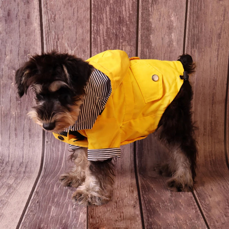 Waterproof Dog Raincoat: Windproof & Warm Winter Jacket for All Dog Breeds