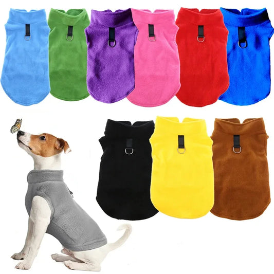 Soft Fleece Dog & Cat Vest: Spring & Summer Clothes for Small Breeds