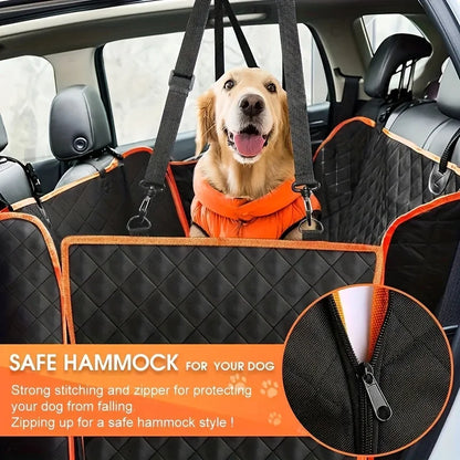 Waterproof & Scratch-Resistant Dog Car Seat Hammock Cover