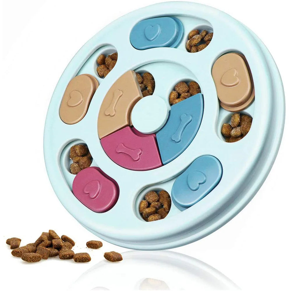 Hidden Compartment Dog Puzzle Toy: Interactive Slow Feeder & Brain Training Game