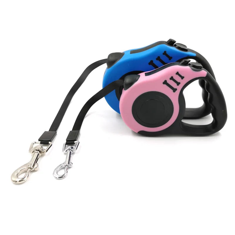 3M/5M Retractable Dog Leash - Durable & Automatic for Small to Large Dogs