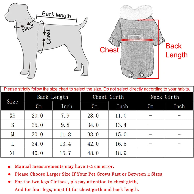 Cozy Fleece Dog Jacket: Warm Winter Clothes for Small & Medium Dogs & Cats