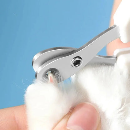 Stainless Steel Cat & Dog Nail Clippers - Safe & Easy to Use