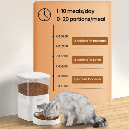 2L WiFi Smart Automatic Pet Feeder with Remote Control