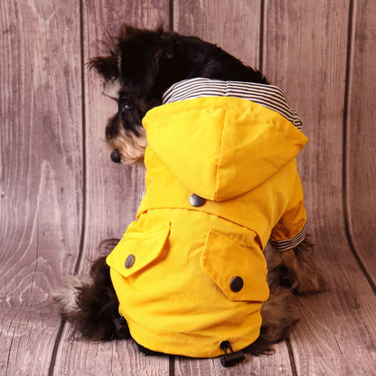 Waterproof Dog Raincoat: Windproof & Warm Winter Jacket for All Dog Breeds