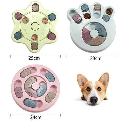 Hidden Compartment Dog Puzzle Toy: Interactive Slow Feeder & Brain Training Game