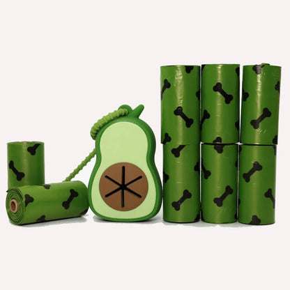 Biodegradable & Compostable Dog Poop Bags with Clip-on Dispenser