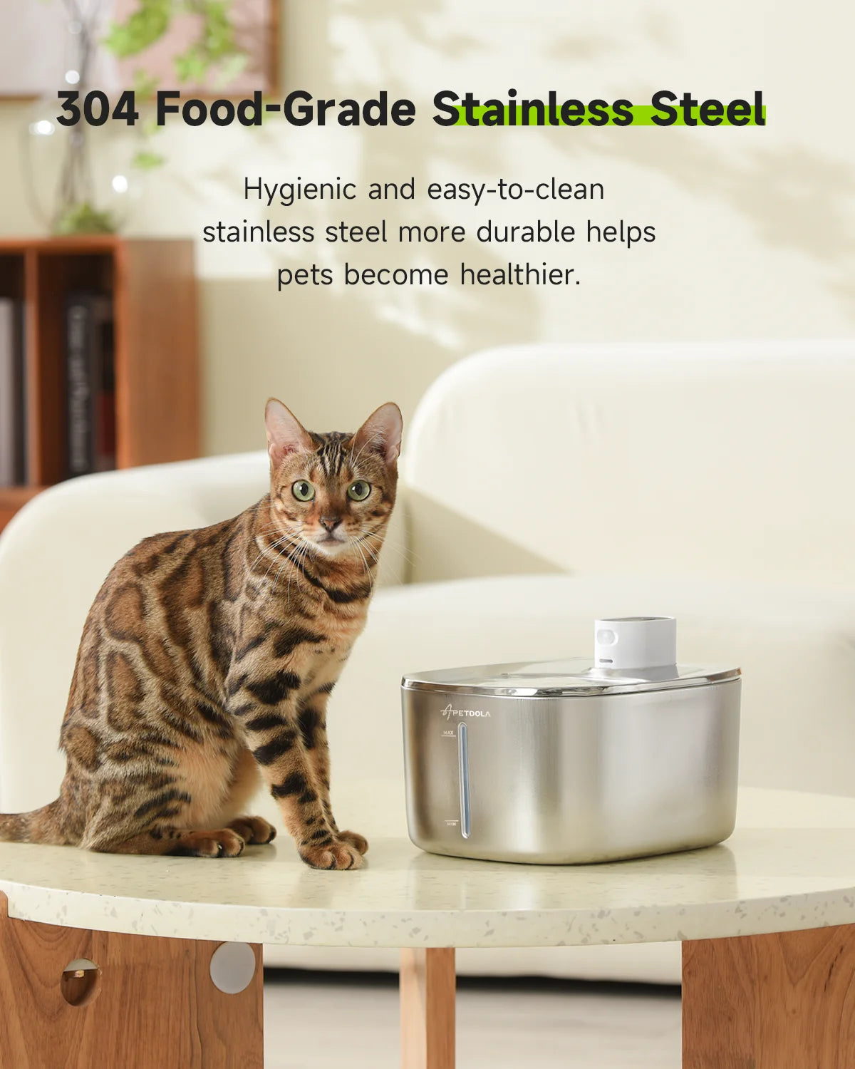 4L Wireless Auto-Sensor Pet Water Fountain